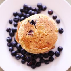 Vegan Blueberry Cornmeal Pancakes