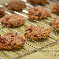 Sugar-Free Oatmeal Banana Cookies