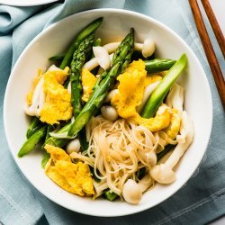 Mushroom and Asparagus Salad