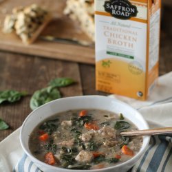 Chicken and Spinach Wild Rice Soup