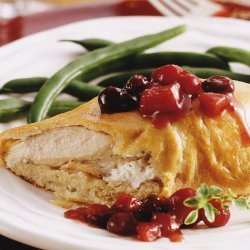 Chicken Breast Bundles With Cranberry Chutney