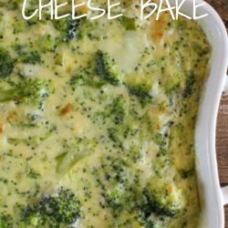 Baked Broccoli & Cheese