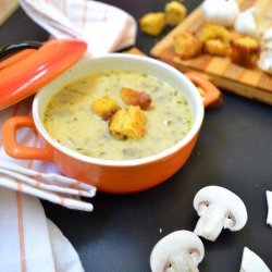 Garlic Mushroom Soup