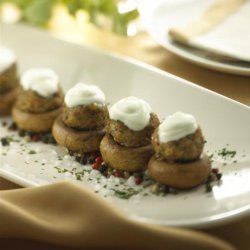 Goat Cheese Stuffed Mushrooms