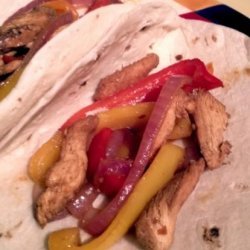 Tequila Chicken Fajitas