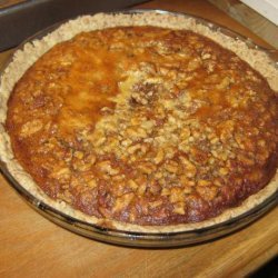 Pecan Walnut Honey Pie With Wheat Crust