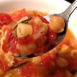 Pasta and Chickpea Soup