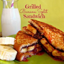 Grilled Banana Split Sandwiches