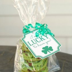 St. Patrick's Day Mint Chocolate Chip Cookies