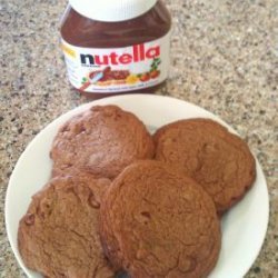 Bakery Style Cocoa Chocolate Chip Cookies (Nutella)