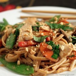 Peanut Chicken and Vegetables