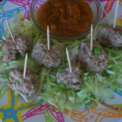 Beef, Ham and Shrimp Balls  (Dominican Republic)