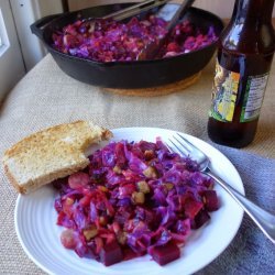 Skillet Red Cabbage