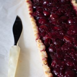 Cherry Hazelnut Tart