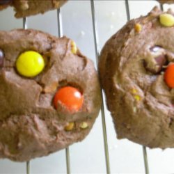 Reese's Pieces in a Cookie