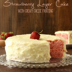 Layered Strawberry Cake