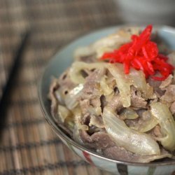 Gyudon ( Beef Bowl )