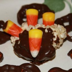 Thanksgiving Rice Crispy Turkeys