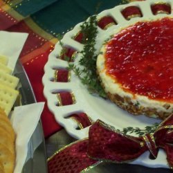 Sharp Cheddar and Scallion Spread With Hot Pepper Jam