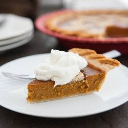 Sweet Potato-Pumpkin Pie