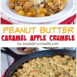 Peanut Butter Apple Crumble!