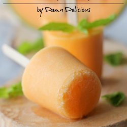 Cantaloupe Popsicles