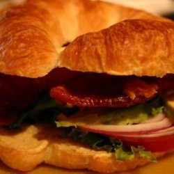 Upscale BLT on Croissant