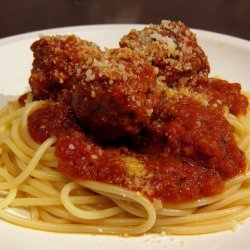 Real Meatballs and Spaghetti