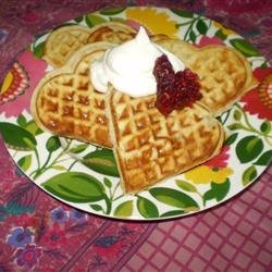 Scandinavian Sweetheart Waffles