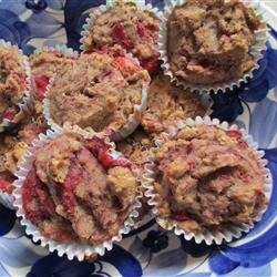 Strawberry Rhubarb Muffins