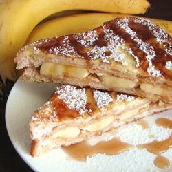 Peanut Butter and Banana French Toast