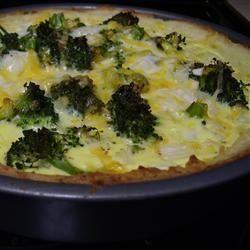 Broccoli Quiche with Mashed Potato Crust