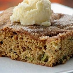 Rhubarb Stir Cake