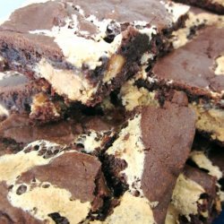 Gooey Peanut Butter Brownies