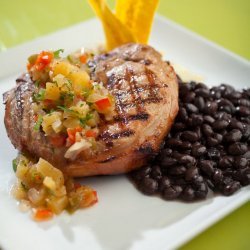 Pineapple Glazed Pork Chops