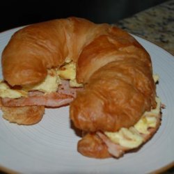 Carmen's Easy Cheesy Breakfast Croissant Sandwich