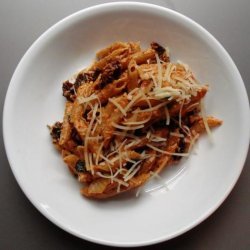 Penne With Sun-Dried Tomatoes and Goat Cheese
