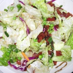 Greens With Warm Turkey Bacon Dressing (Ww)