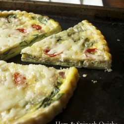 Ham and Spinach Quiche