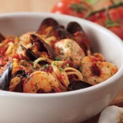 Mussels and Shrimp Marinara