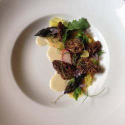 Asparagus With Morel Mushrooms