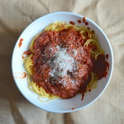 Homemade Spaghetti and Meatballs