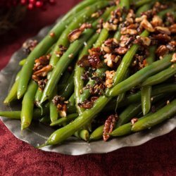 Green Beans With Caramelized Pecans