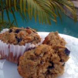 Really Good Low Cal, Low-Fat, Healthy Blueberry Oatmeal Muffins
