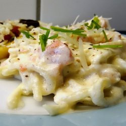 Farfalle Al Salmone Affumicato (Pasta With Smoked Salmon Cream)