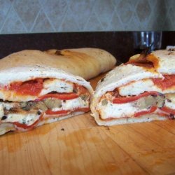 Zeeva22 Eggplant Stromboli