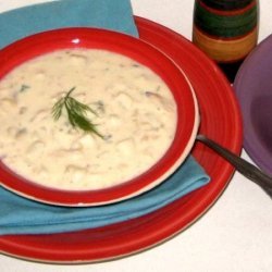 Creamy Alfredo Clam Chowder