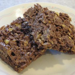 Chocolate Peanut Butter Cereal Treats