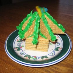 Graham Cracker Christmas Tree Decoration