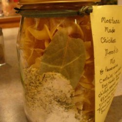 Chicken Broth, Noodles & Vegetables in a Jar